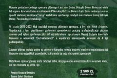 Oferta Sponsorska MKS Bieszczady Ustrzyki Dolne aktualna 30.01.2025 - 12