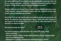 Oferta Sponsorska MKS Bieszczady Ustrzyki Dolne aktualna 30.01.2025 - 14